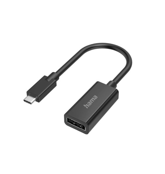 Hama to DisplayPort Adapter USB Type C 2 Supported Display(s) - 4096 x 2160 pixel
