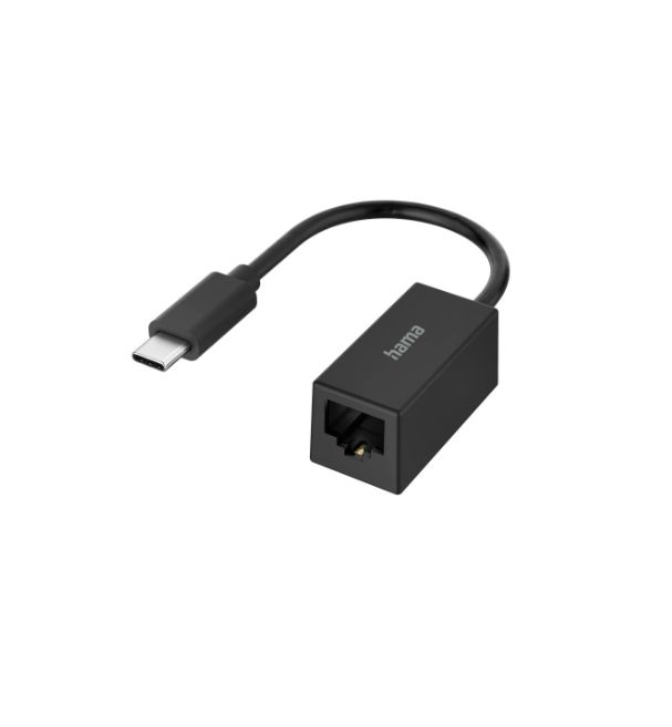 Hama USB Network Adapter USB 3.1 0.15 m Black 1000Mbps Network Speed