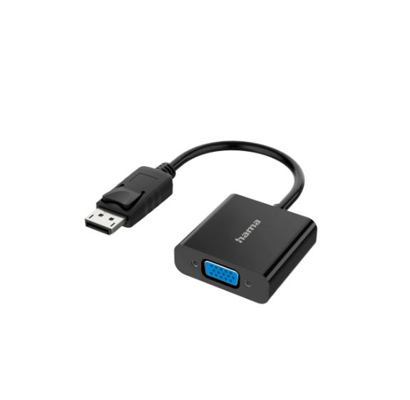 Hama  1 port DisplayPort to VGA  Adapter 1920 x 1080 pixel Maximum Resolution