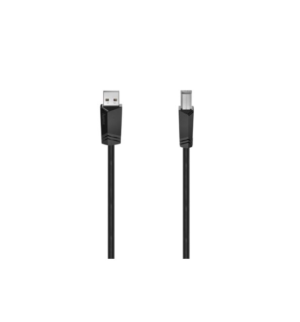 Hama , Male USB Type A, USB Type B to Male USB Type B, Black, 5 m