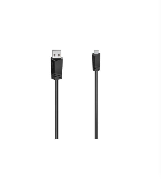 Hama , Male USB Type A, USB Type B to Male USB Type B, Black, 0.8 m