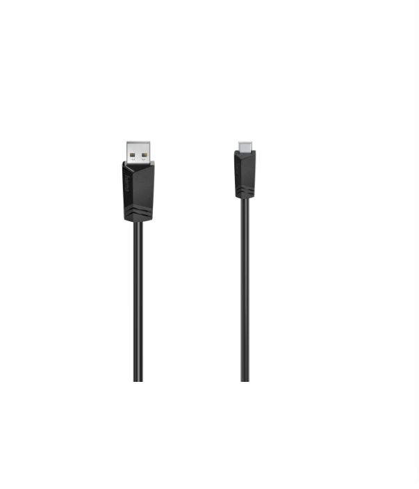 Hama , Male Mini USB Type B, USB Type A to Male USB Type B, Black, 1.5 m