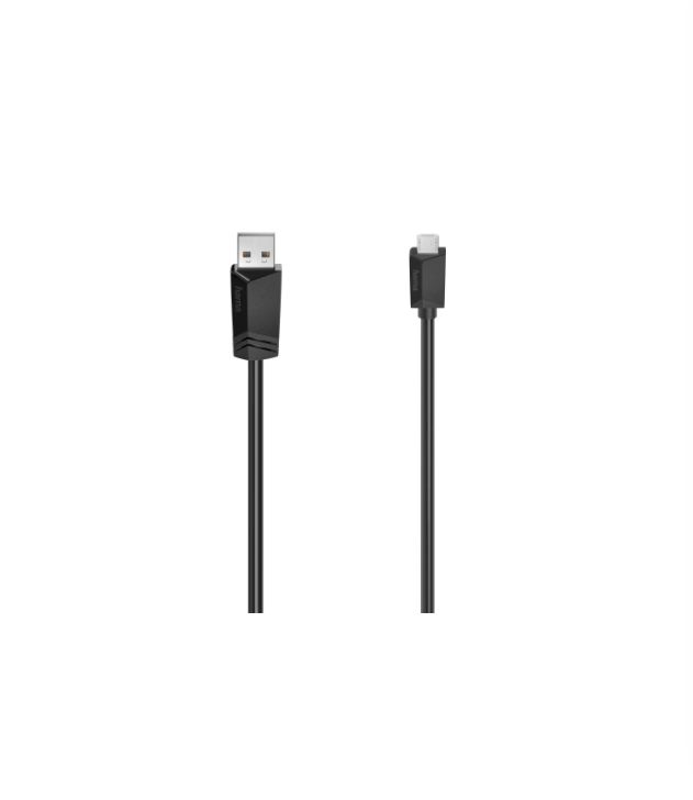Hama , Male Micro USB Type B, USB Type A to Male USB Type A, Black, 1.5 m