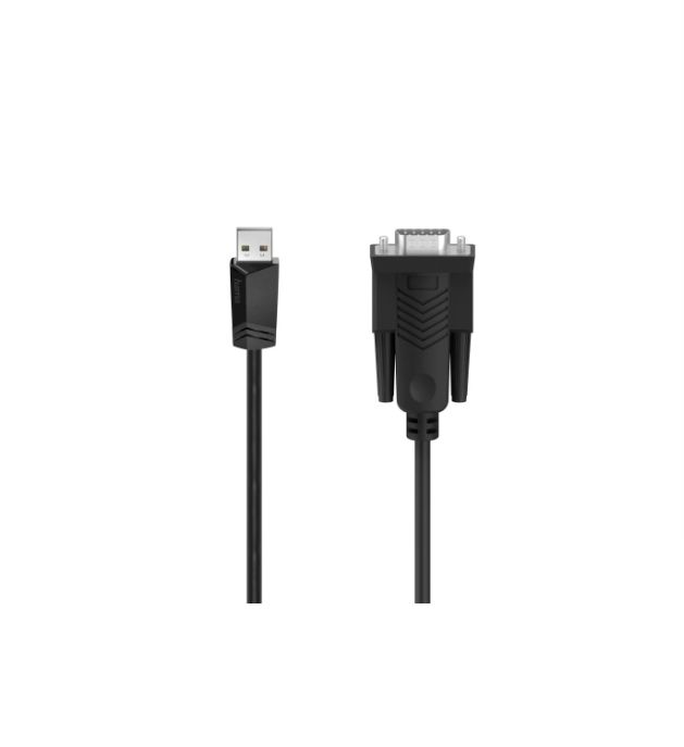 Hama , Male D-Sub 9-Pin, USB Type A to Male USB Type A, Black, 1.5 m
