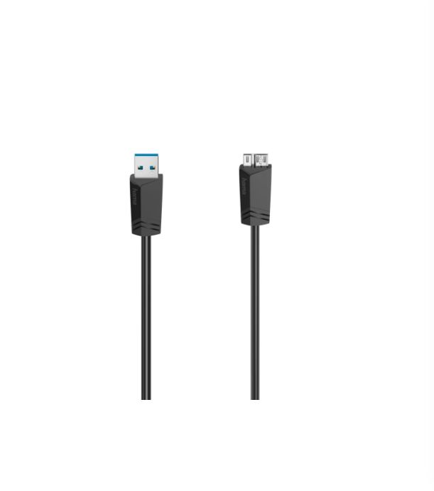 Hama , Male Micro USB Type B, USB Type A to Male USB Type A, Black, 1.5 m