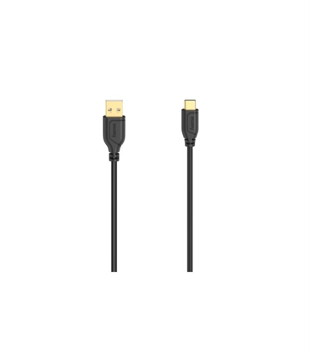 Hama , Male USB Type C to Male USB Type C, Black, 0.75 m