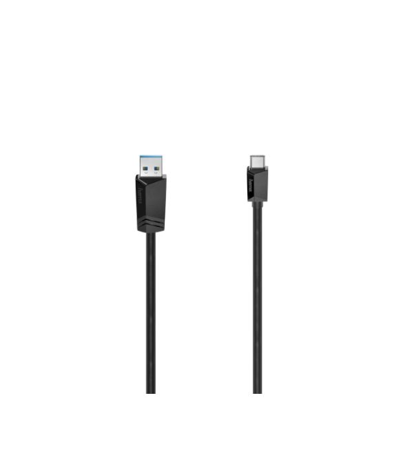 Hama , Male USB Type A, USB Type C to Male USB Type A, Black, 0.25 m