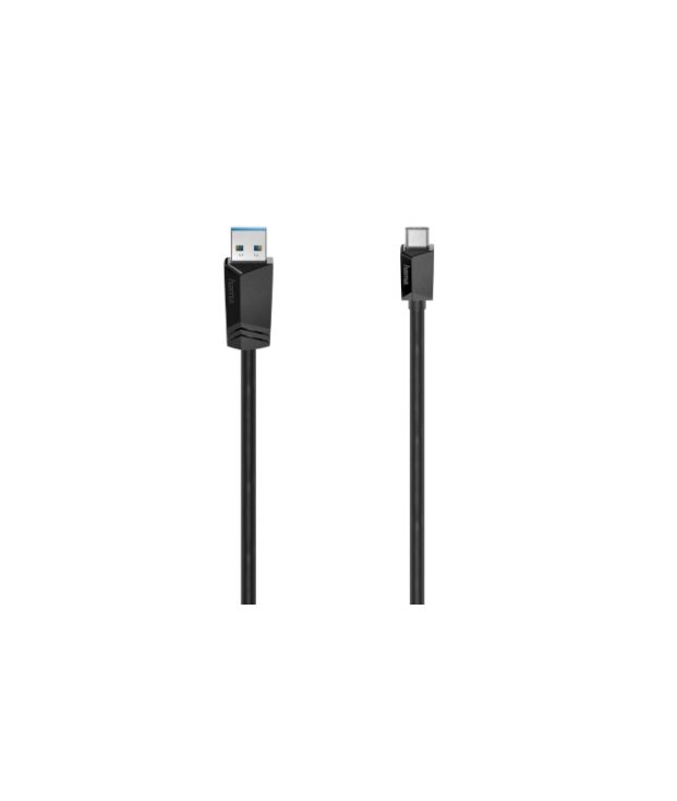 Hama , Male USB Type A, USB Type C to Male USB Type A, Black, 1.5 m