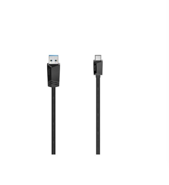 Hama , Male USB Type A, USB Type C to Male USB Type A, Black, 1.5 m
