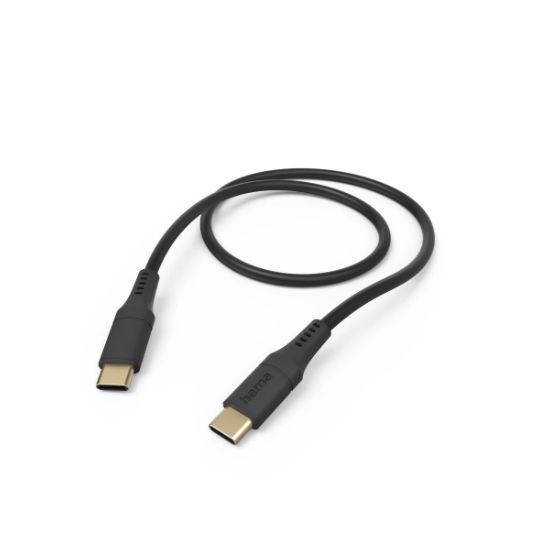 Hama , Male Lightning Connector, USB Type C to Male USB Type C, Black, 1.5 m