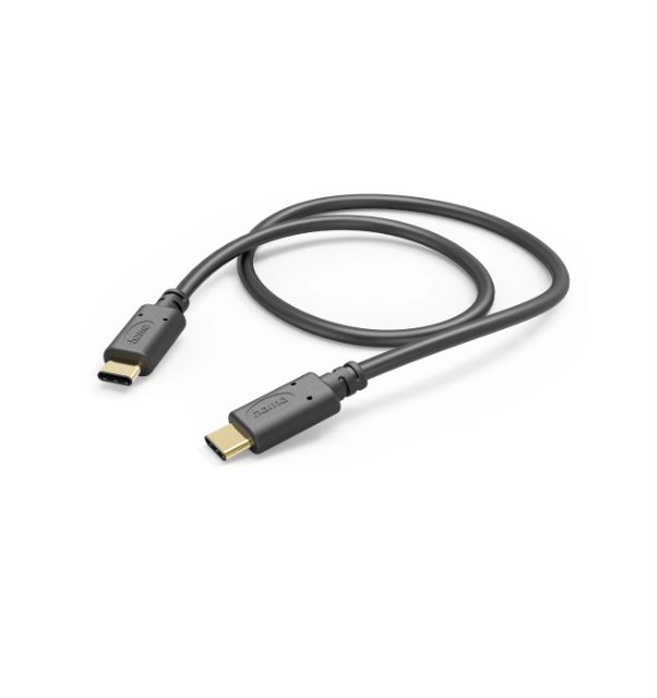 Hama , Male USB Type C to Male USB Type C, Black, 1 m