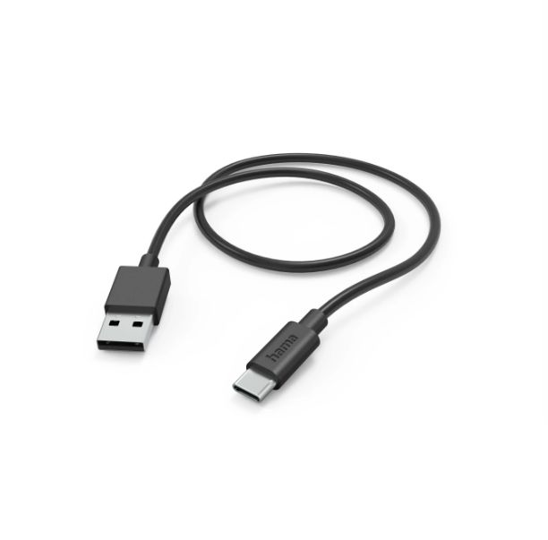 Hama , Male USB Type A, USB Type C to Male USB Type C, Black, 1 m