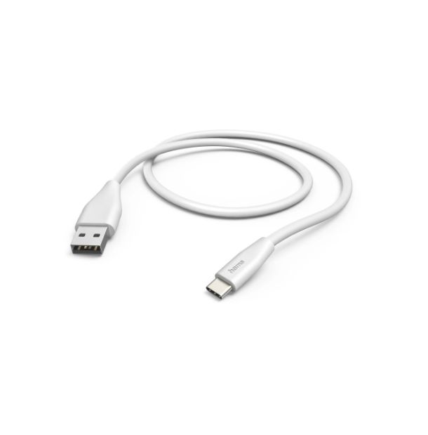 Hama , Male USB Type A, USB Type C to Male USB Type C, White, 1.5 m