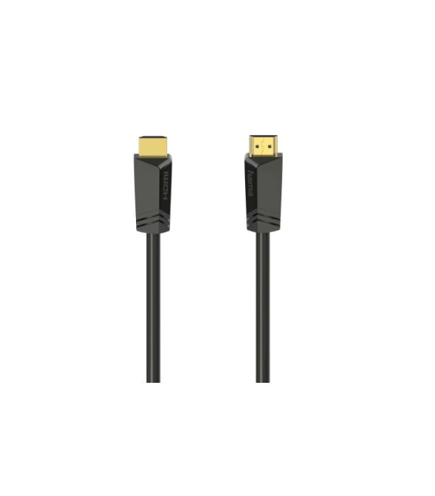 Hama, 7.5 mm 4096 x 2160 pixels HDMI Cable, - Male HDMI to Male HDMI, HDMI, Black