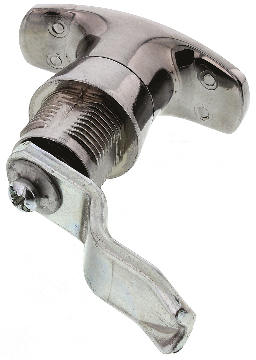 0021022 Euro-Locks a Lowe & Fletcher group Company Silver Locking Handle, T-Handle