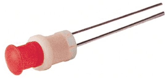 Oxley Red Panel Mount Indicator, 12V, 5mm Mounting Hole Size, Lead Wires Termination, IP66