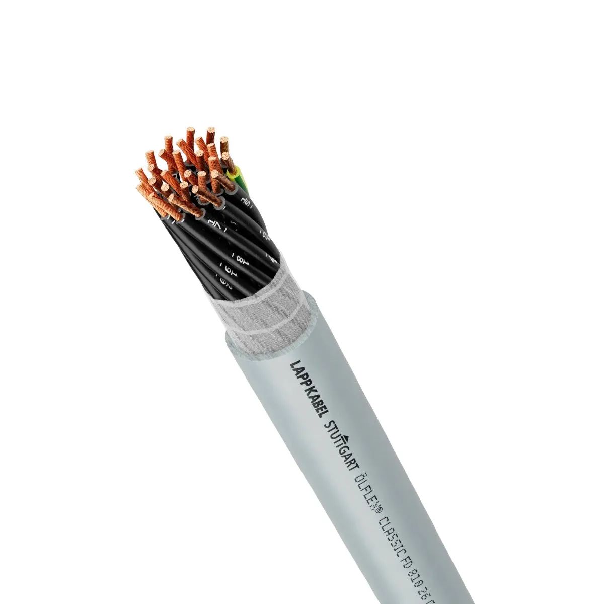 Lapp ÖLFLEX CLASSIC FD 810 Control Cable, 25 Cores, 1 mm² CSA 18 AWG, Unscreened, 25 m, Grey Polyvinyl Chloride Sheath