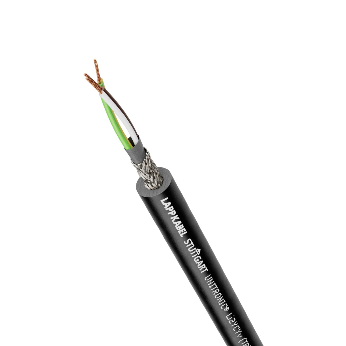 Lapp Unitronic Series Data Cable, 0.5 mm², Black Sheath Polyvinyl Chloride