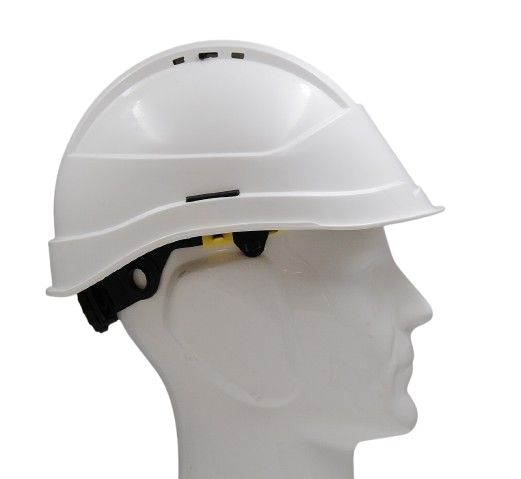 0031tc AUBOUEIX KARA White Helmet & Hard Hat Ventilated Adjustable