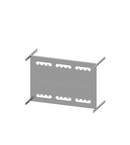 Siemens Grey 4 Gang Mounting Plate Sheet Steel Mounting Plate