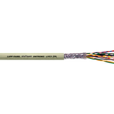 0035816 Lapp Unitronic Series Data Cable, 12 Pairs, 0.5 mm², 50 m, Grey Sheath Polyvinyl Chloride