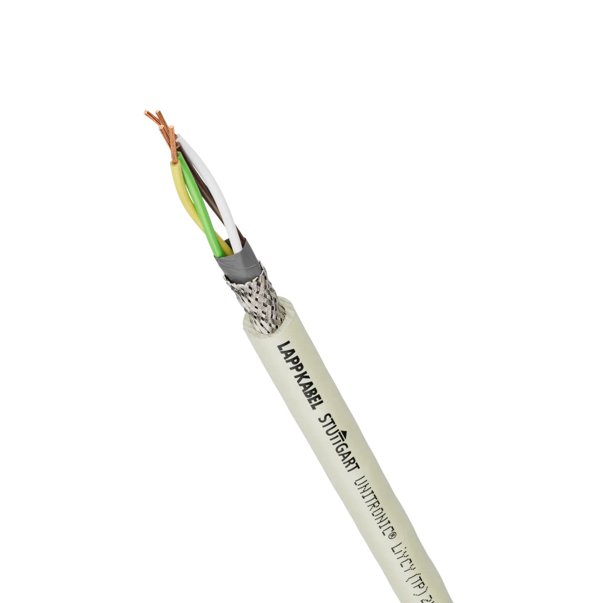 Lapp Unitronic Series Data Cable, 1 mm², Grey Sheath Polyvinyl Chloride