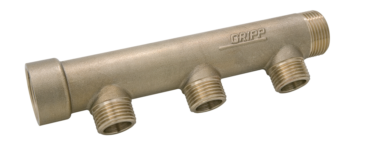 Watts Brass Pipe Fitting Compression Compression, Male Metric 3/4 in to Male 1/2 in