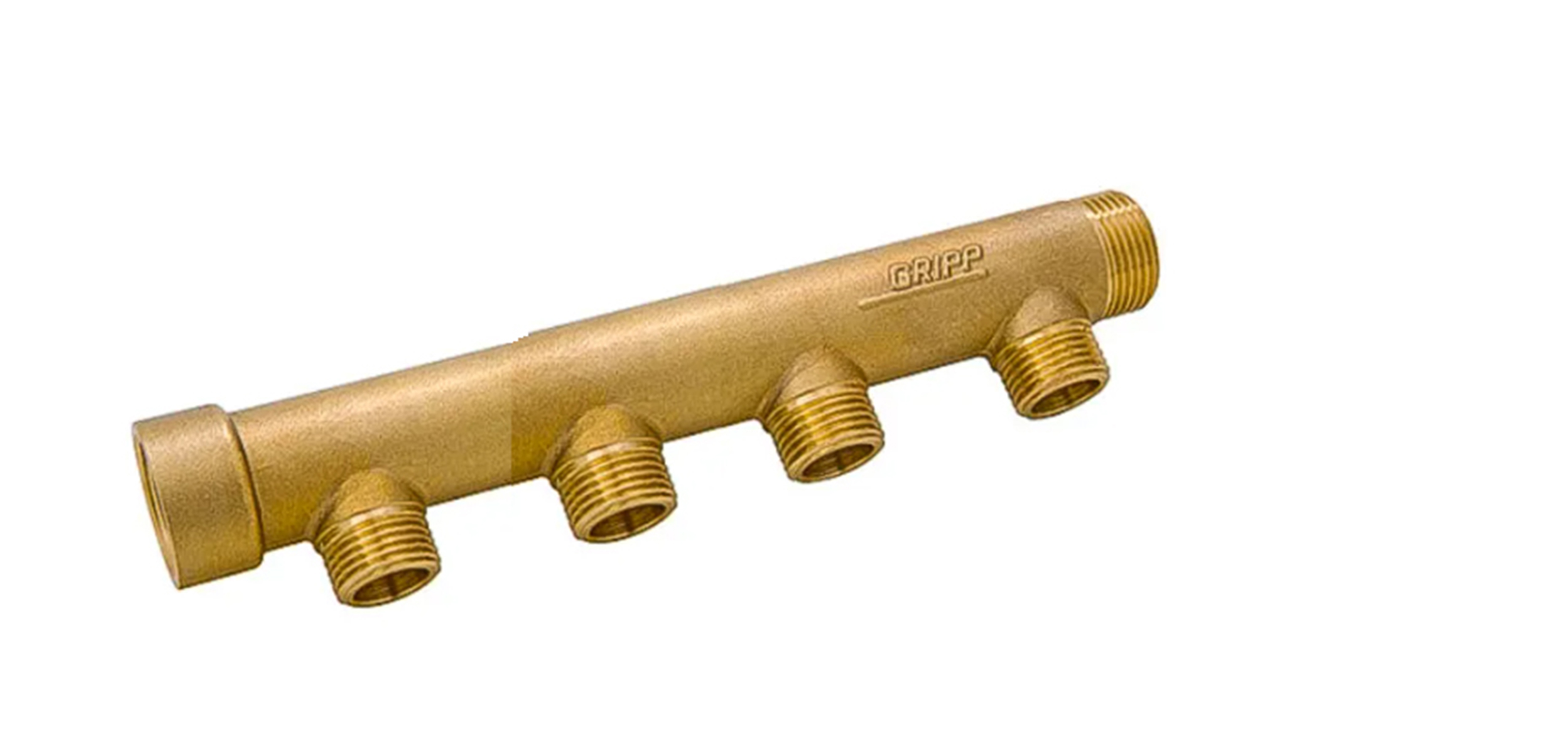 Watts Brass Pipe Fitting Compression Compression, Male Metric 3/4 in to Male 1/2 in