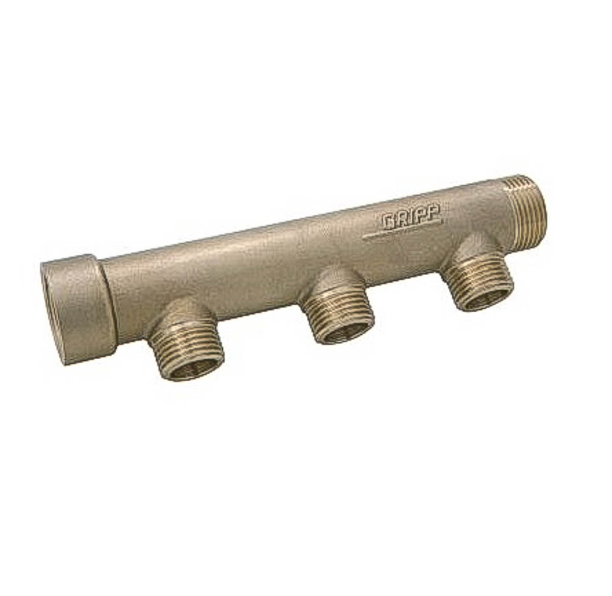 Watts Brass Pipe Fitting Compression Compression, Male Metric 3/4 in to Male 1/2 in