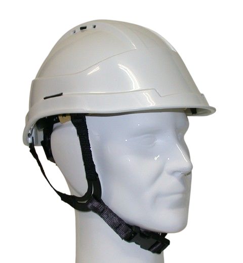 AUBOUEIX KARA MONTEUR White Helmet & Hard Hat Chin Strap Included Ventilated Adjustable