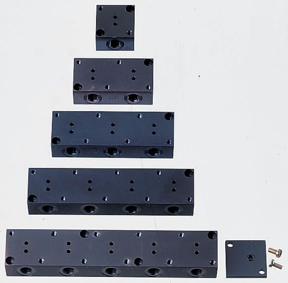 Burkert Solenoid Valve 4-Way Manifold for use with 6014 Solenoid Valve