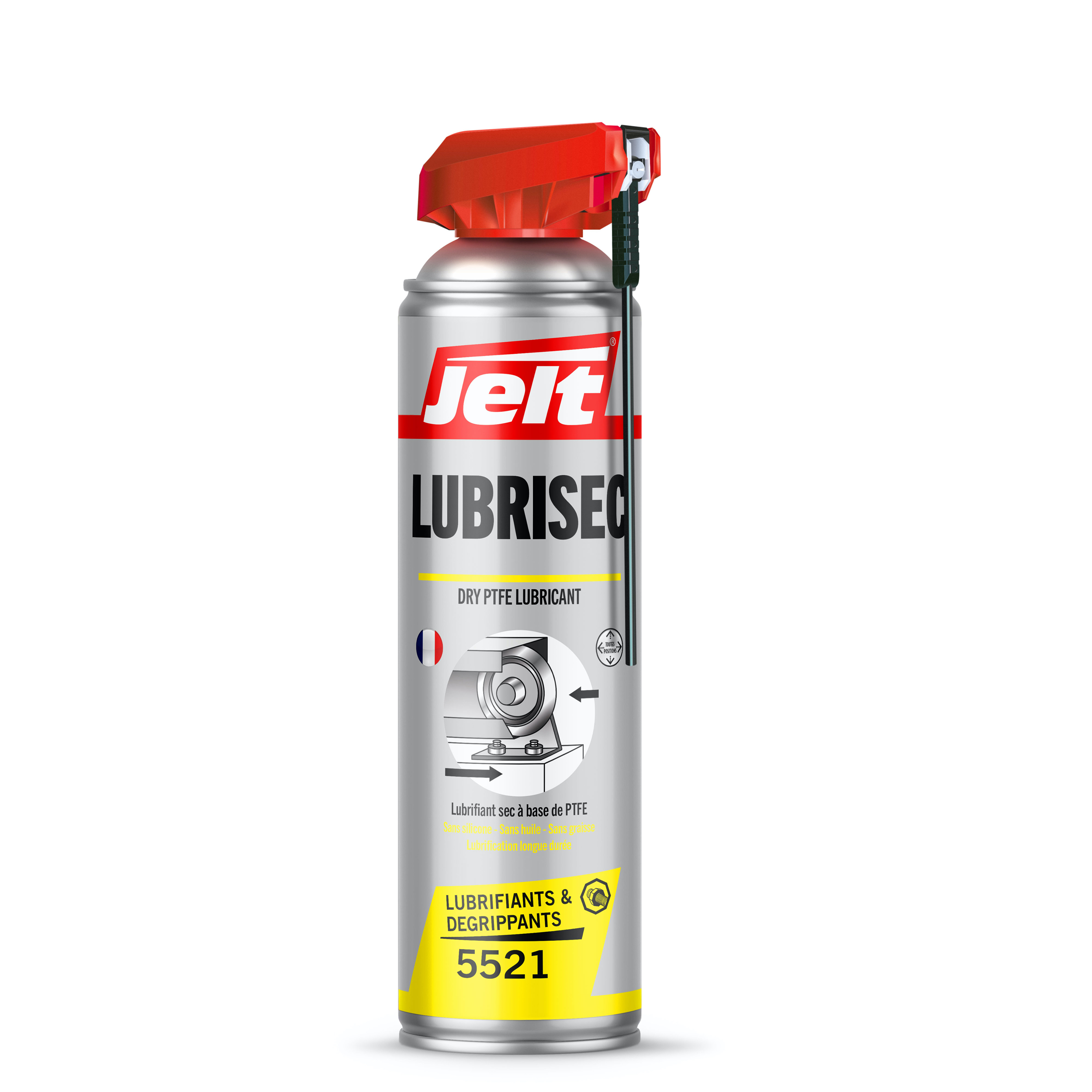 Jelt LUBRISEC Lubricant Polytetrafluoroethylene Aerosol