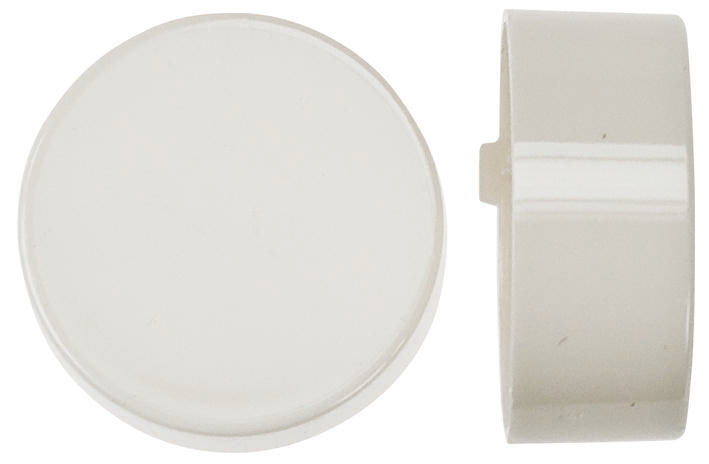 RS PRO White Push Button Cap for Use with Push Button