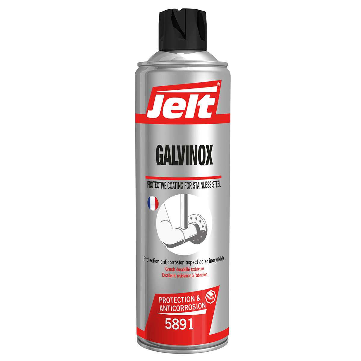 Jelt 650 ml Grey Galvanised Spray Paint