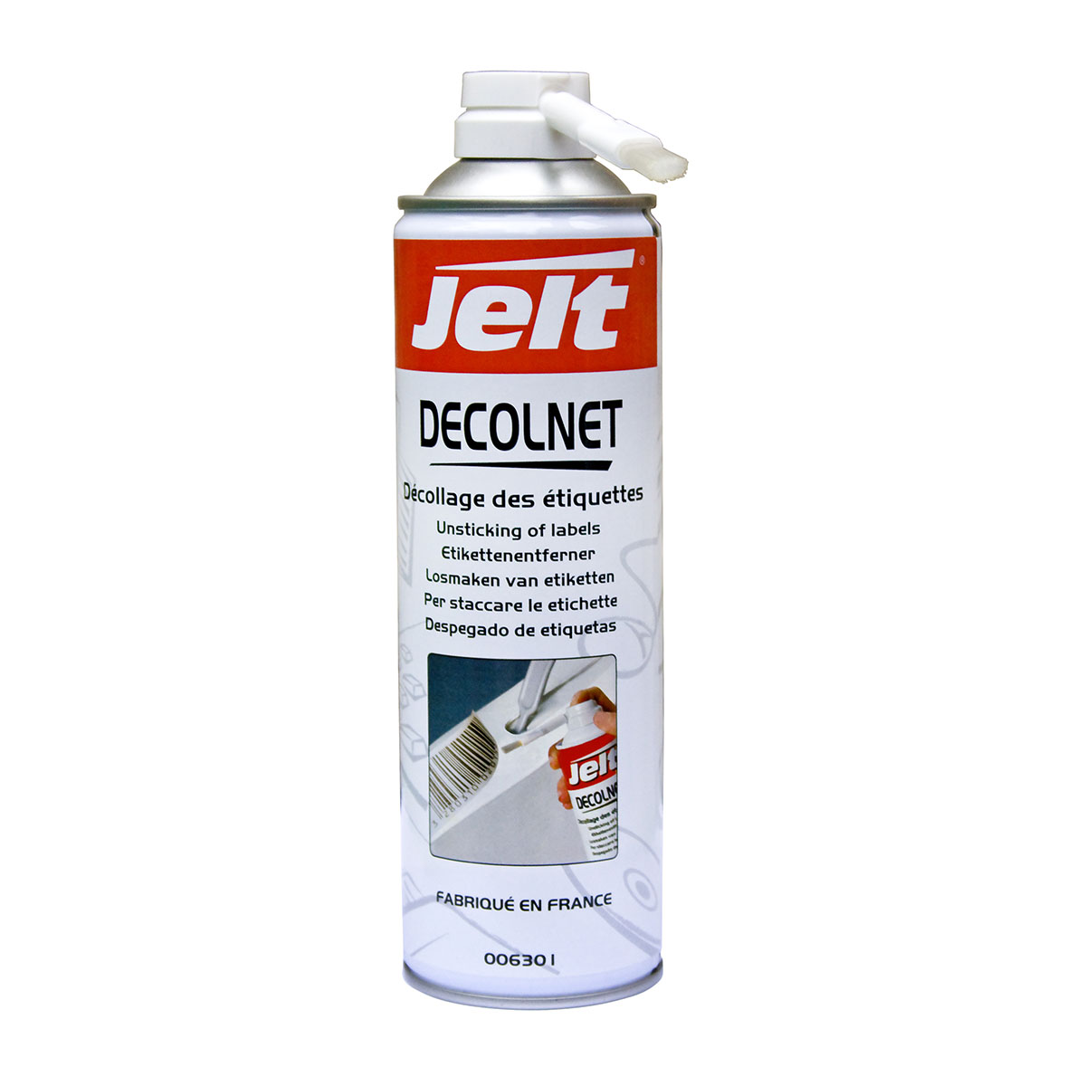 Jelt 500 ml Aerosol Label Remover, Removes Label