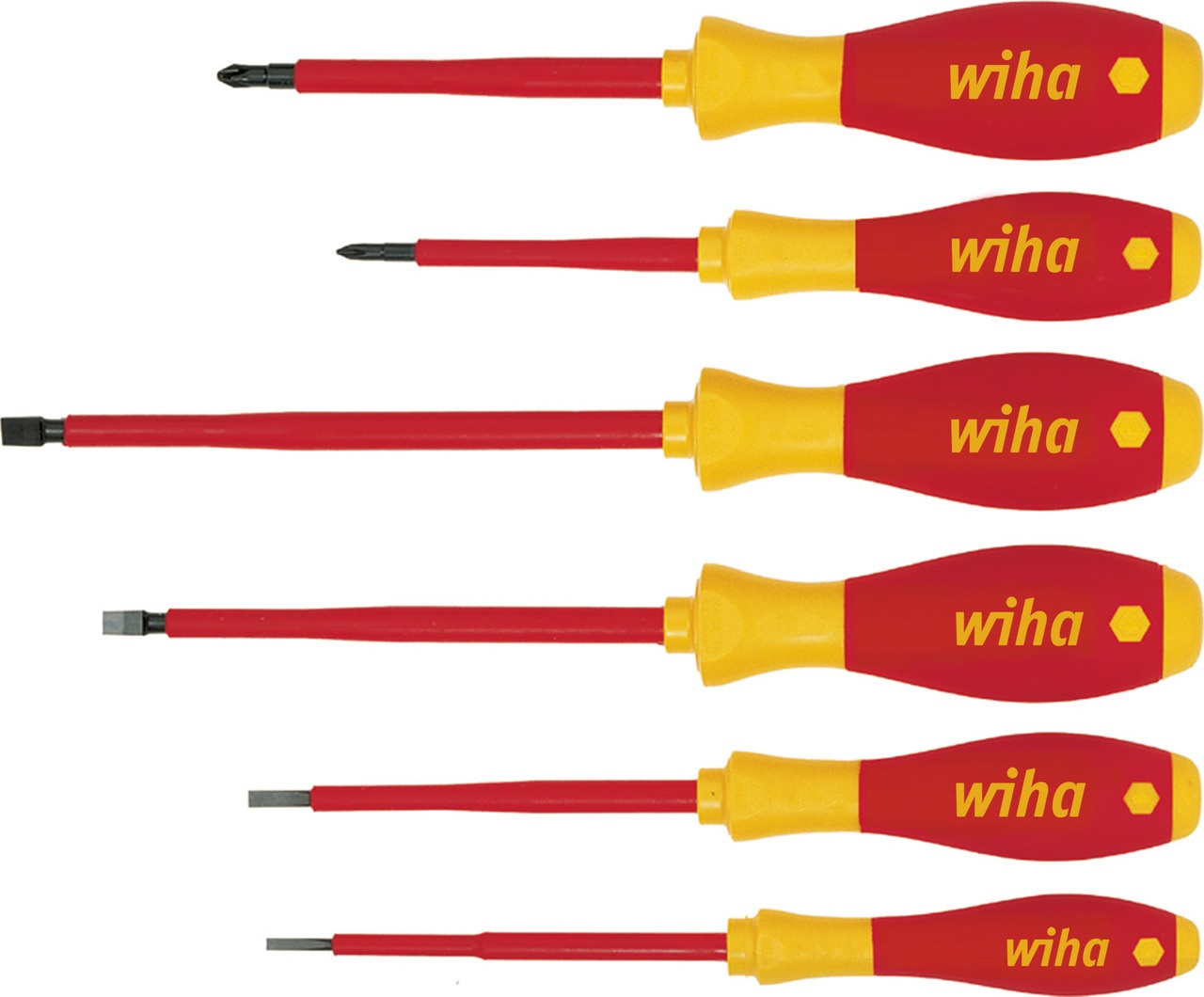 Wiha Slotted Insulated, 6-Piece