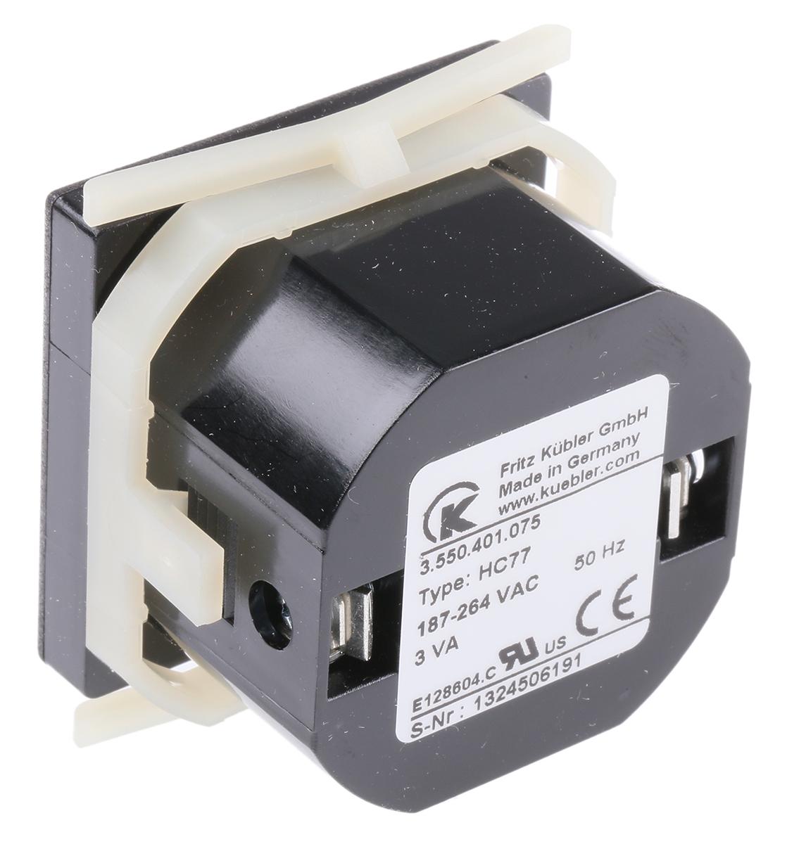 3550401075 Kubler HC 77 Counter, Timer, 7 Digit, 187 → 264 V ac