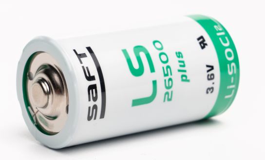 Saft 0095-225-019 3.6 V Lithium C Non-Rechargeable Battery, 8.5 Ah