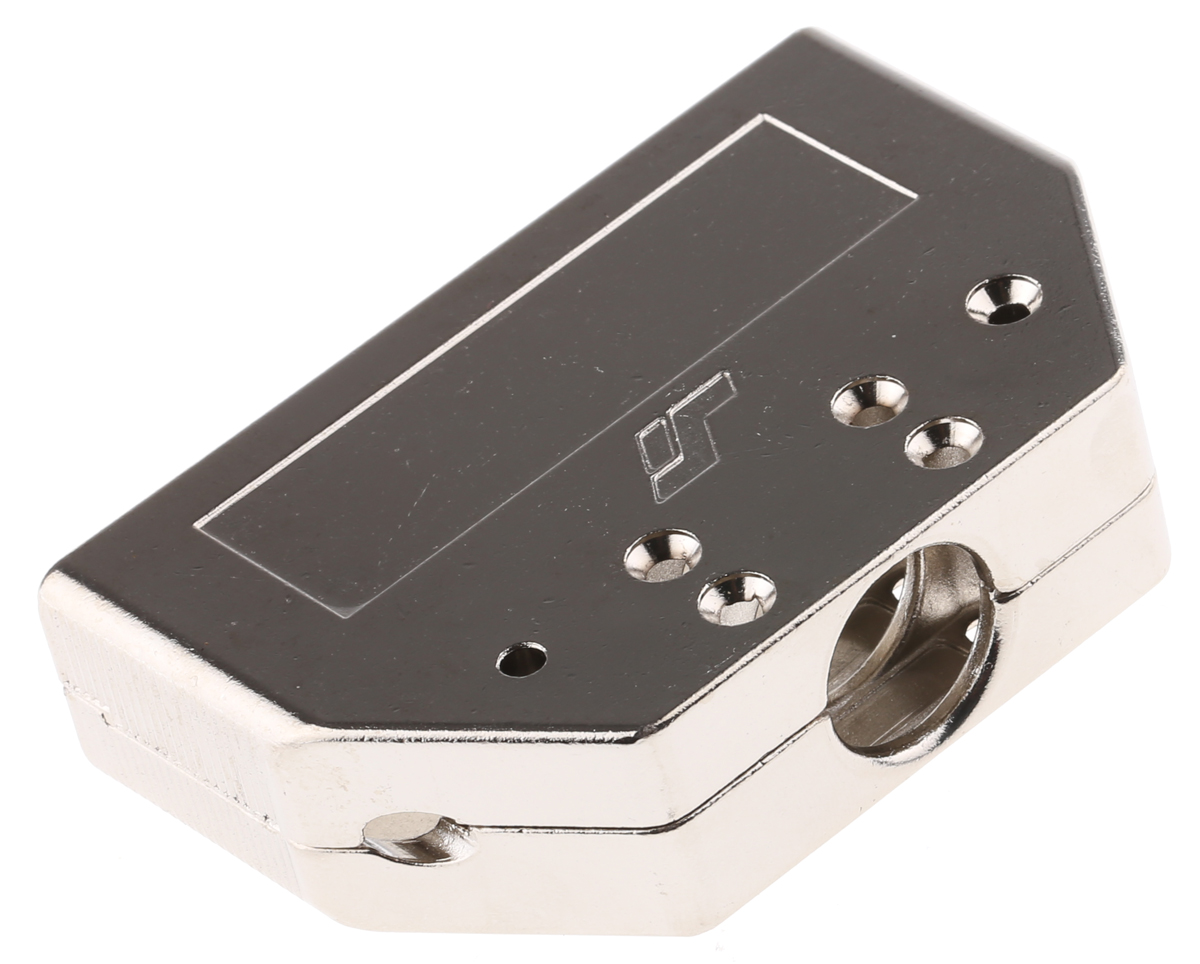 8655mh5012lf Amphenol Communications Solutions 8655MH Series Die Cast Zinc D Sub Backshell, 50 Way, Strain Relief
