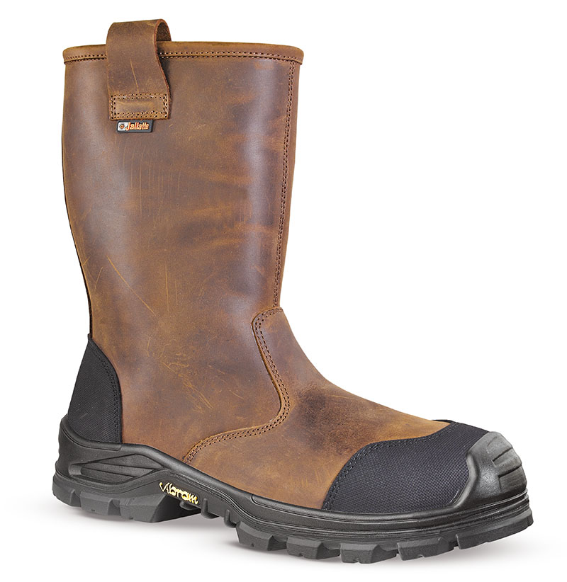Jallatte JALSALIX SAS Black, Brown Polymer Toe Capped Unisex Safety Boots 5, EU 38 EN ISO 20345:2011