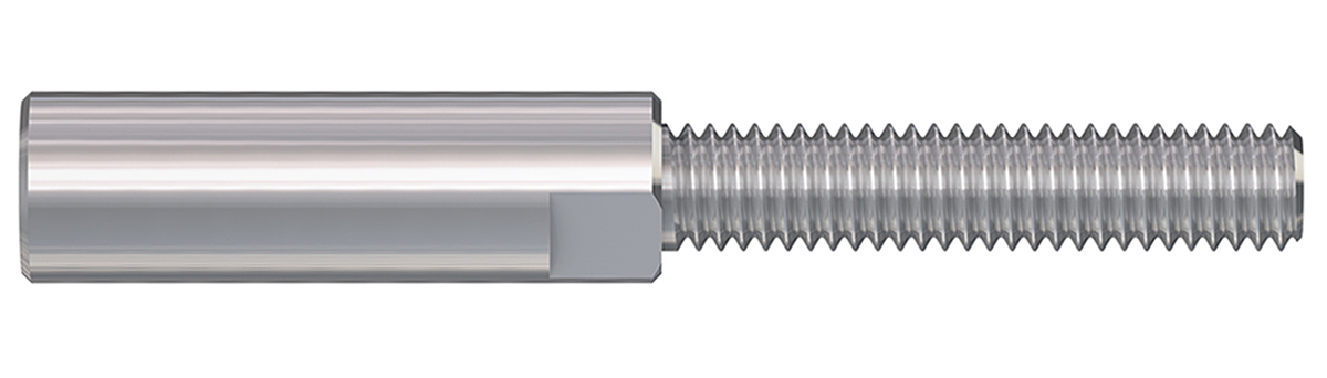 010002 Staubli 3 mm Silver Terminal Post, M4 Thread, 55A