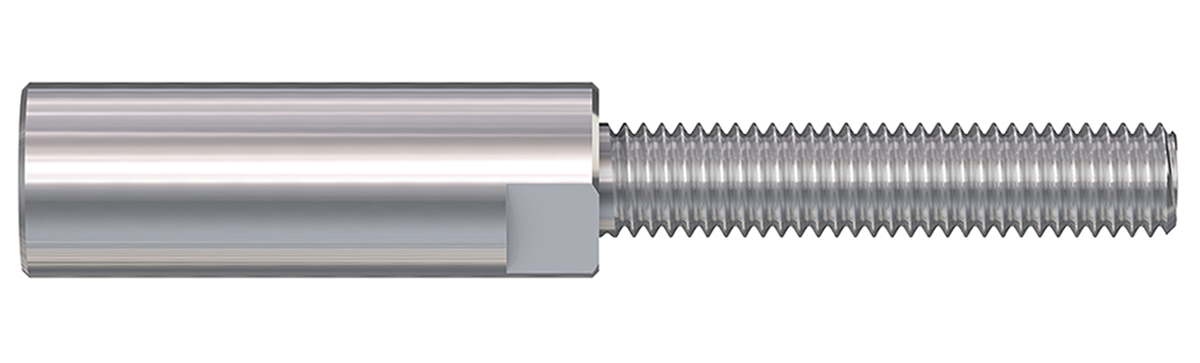 010004 Staubli 5 mm Silver Terminal Post, M5 Thread, 100A