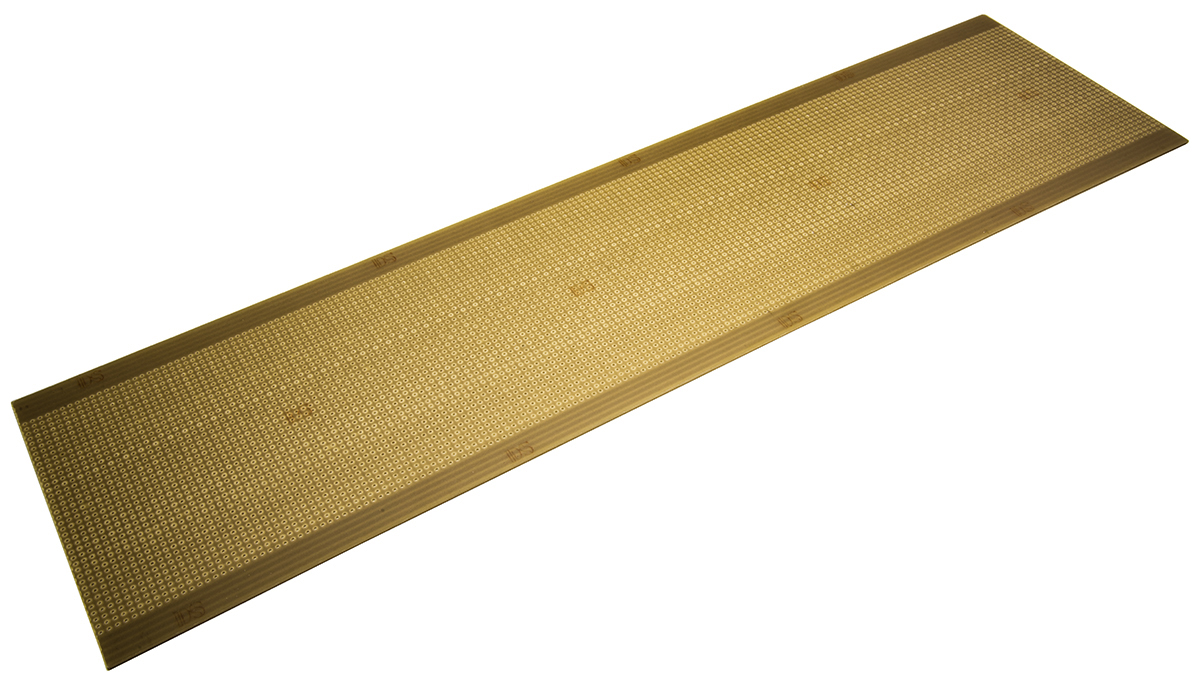 01-0043 Vero Technologies  1 Stripboard Synthetic Resin Bonded Paper 454.66 mm FR1 119.38mm