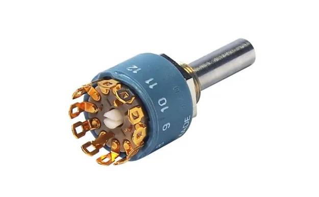 Elma 1, 6 Position 1P Rotary Selector Switch, 2000mA, Solder Lug