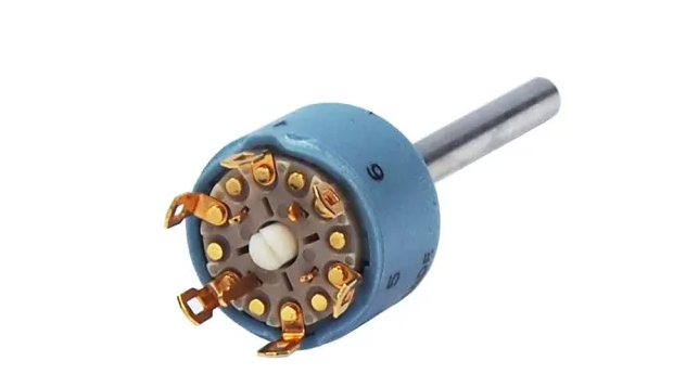 Elma 1, 6 Position 1P Rotary Selector Switch, 2000mA, Solder Lug