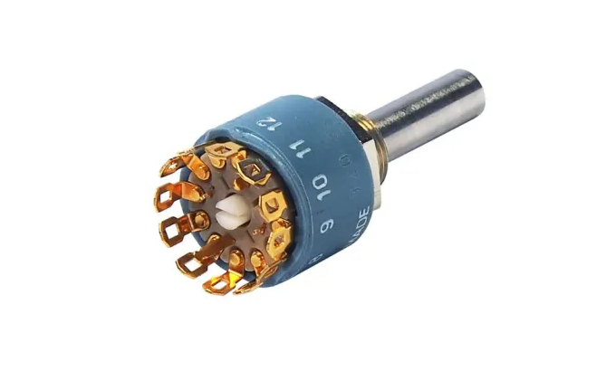 Elma 1, 12 Position 1P Rotary Selector Switch, 2000mA, Solder Lug