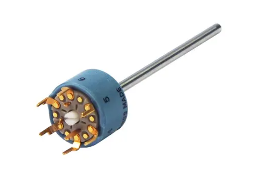 Elma 1, 6 Position 2P Rotary Selector Switch, 2000mA, Solder Lug
