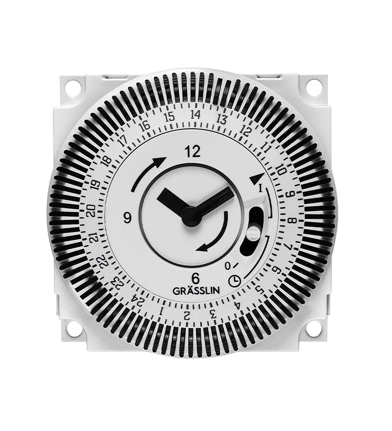 017610011 Grasslin Analogue Time Switch, 1-Channel 230 V ac