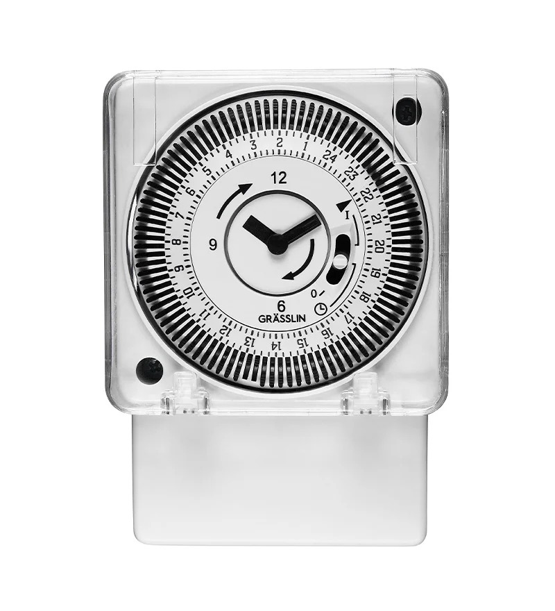 017810011 Grasslin Analogue Time Switch, 1-Channel 230 V ac
