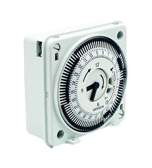017910011 Grasslin Analogue Time Switch, 1-Channel 230 V ac